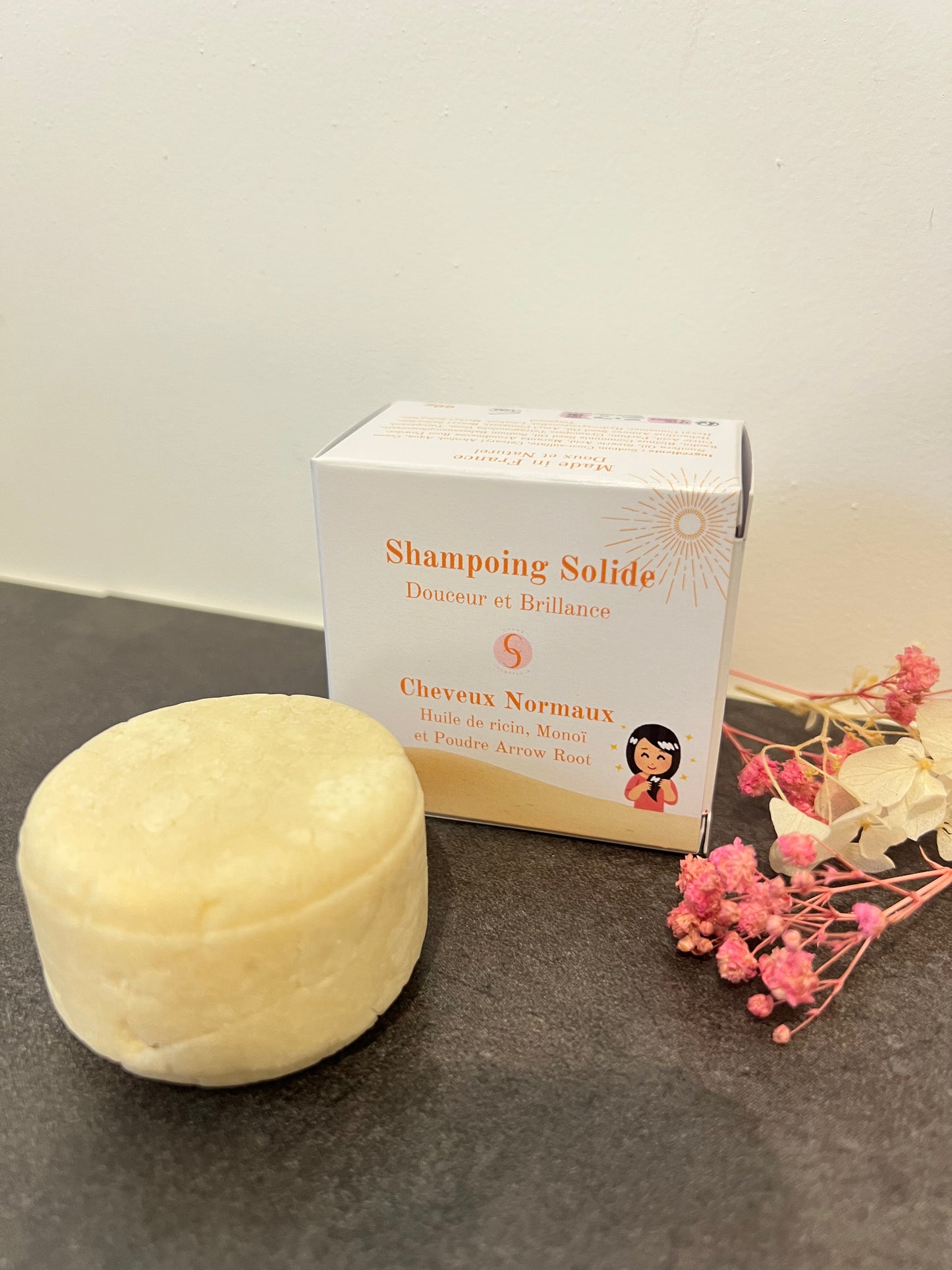 Shampoing solide monoï