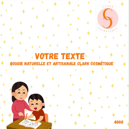 Bougie personnalisée