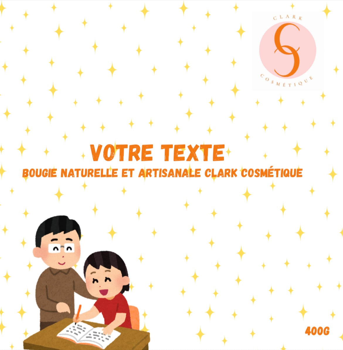 Bougie personnalisée