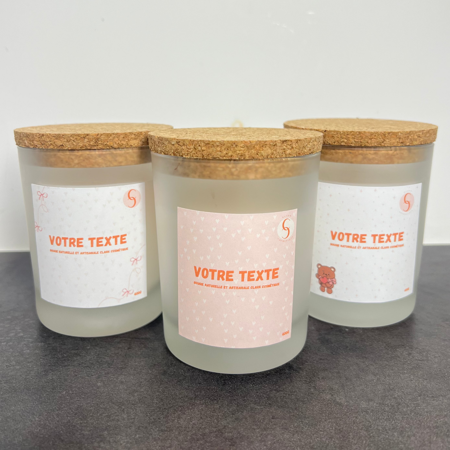 Bougie personnalisée